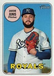 2018 Topps Heritage Base Set Jakob Junis #539 card