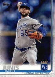 2019 Topps Base Set Jakob Junis #252 card