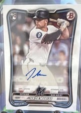 2022 Bowman Draft Chrome Autographs Jakob Marsee #CDA-JME card