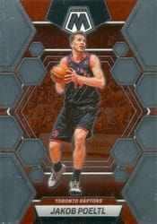 2022-23 Panini Mosaic Base Set Jakob Poeltl #114 card