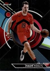 2023-24 Finest Base Set Jakob Poeltl #45 card