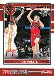 2024-25 Haunted Hoops Base Haunted Hoops Jakob Poeltl #69 card