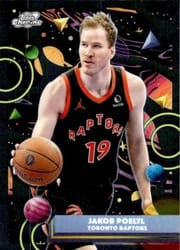 2025-26 Topps Cosmic Chrome Base Set Jakob Poeltl #91 card