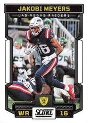 2023 Score Base Set Jakobi Meyers #284 card