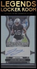 2024 Panini Prizm Significant Signatures Jakobi Meyers #SS-JMS card
