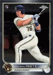 2022 Topps Chrome Base Set Jakson Reetz #157 card