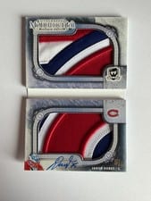 2024-25 Upper Deck The Cup Autographed Monumental Rookie Patch Booklets Jakub Dobes #AMRP-JD card
