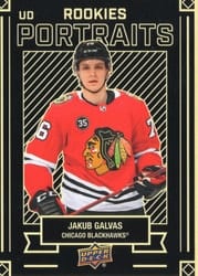 2022-23 Upper Deck UD Portraits Jakub Galvas #P-69 card