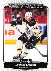 2022-23 O-Pee-Chee Base Set Jakub Lauko #577 card
