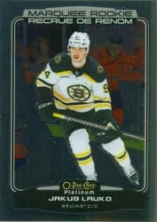 2022-23 O-Pee-Chee Platinum Base Set Jakub Lauko #289 card