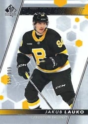 2022-23 SP Authentic Base Set Jakub Lauko #155 card