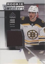 2022-23 SP Game Used Rookie Sweaters Jakub Lauko #RS-JL card