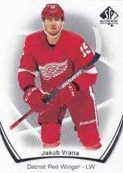 2021-22 SP Authentic Base Set Jakub Vrana #13 card