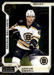 2018-19 O-Pee-Chee Platinum Base Set Jakub Zboril #172 card