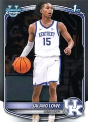 2025-26 Bowman Chrome Prospects Jaland Lowe #BCP-23 card