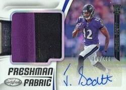 2018 Panini Certified Base Set Jaleel Scott #208 card