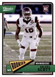 2018 Panini Classics Base Set Jaleel Scott #262 card
