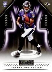 2018 Panini Playbook Base Set Jaleel Scott #163 card