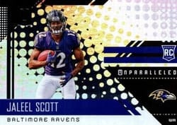 2018 Panini Unparalleled Base Set Jaleel Scott #262 card