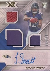 2018 Panini XR Base Set Jaleel Scott #195 card