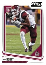 2018 Score Base Set Jaleel Scott #394 card