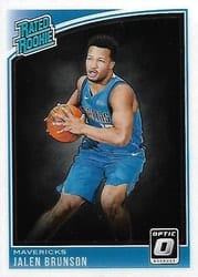 2018-19 Donruss Optic Base Set Jalen Brunson #179 card