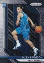 2018-19 Panini Prizm Base Set Jalen Brunson #250 card