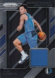 2018-19 Panini Prizm Sensational Swatches Jalen Brunson #76 card