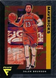 2020-21 Panini Flux Base Set Jalen Brunson #39 card