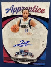 2021-22 Panini Chronicles Apprentice Signatures Jalen Brunson #APP-JBR card