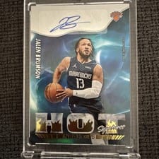 2022-23 Hoops Hot Signatures Jalen Brunson #HS-JBR card