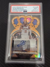 2022-23 Panini Crown Royale Crown Autographs Jalen Brunson #CA-JBR card