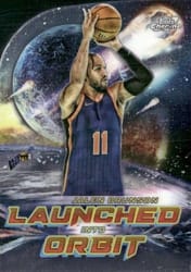2023-24 Topps Chrome Cosmic Launched Into Orbit Jalen Brunson #LIO-13 card