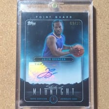 2023-24 Topps Midnight Stroke of Midnight Autographs Jalen Brunson #SMA-JB card