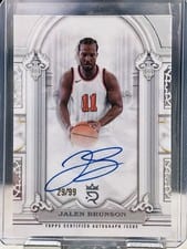 2023-24 Topps Royalty Pillars of Greatness Signatures Jalen Brunson #PGS-JB