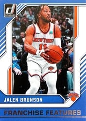 2024-25 Donruss Franchise Features Jalen Brunson #14 card