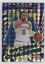 2024-25 Panini Mosaic Storm Chasers Jalen Brunson #19 card