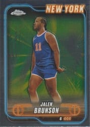 2024-25 Topps Chrome Base Set Jalen Brunson #47 card