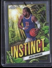 2024-25 Topps Chrome Instinct Jalen Brunson #INS-18 card