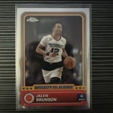 2024 Topps Chrome McDonald's All-American Base Set Jalen Brunson #99 card