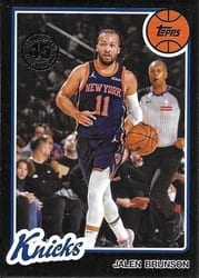 2025-26 Topps 1980-81 Topps Basketball Jalen Brunson #80BK-95 card