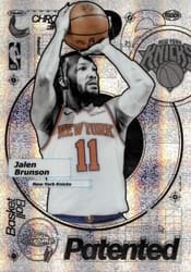 2025-26 Topps Chrome Patented Jalen Brunson #PD-13 card