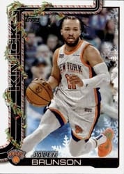 2025-26 Topps Holiday Base Set Jalen Brunson #H12 card
