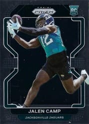 2021 Panini Prizm Base Set Jalen Camp #410 card
