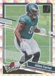 2023 Donruss The Rookies Jalen Carter #5 card