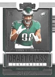 2023 Panini Contenders Draft Class Contenders Jalen Carter #11 card