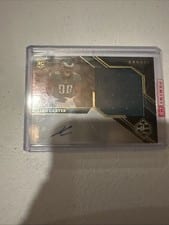 2023 Panini Limited Rookie Patch Autographs Jumbo Jalen Carter #156 card