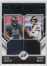 2023 Panini Rookies & Stars Team Duals Jalen Carter / Tanner McKee #TD-JT card