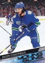 2020-21 Upper Deck Base Set Jalen Chatfield #452 card