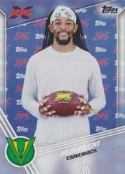 2020 Topps XFL Base Set Jalen Collins #161 card